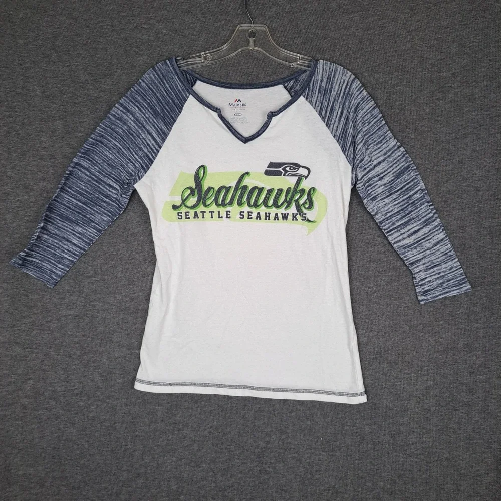 Seattle Seahawks Lot of 3 Women's Shirt Small Medium NFL Team Apparel T-Shirts